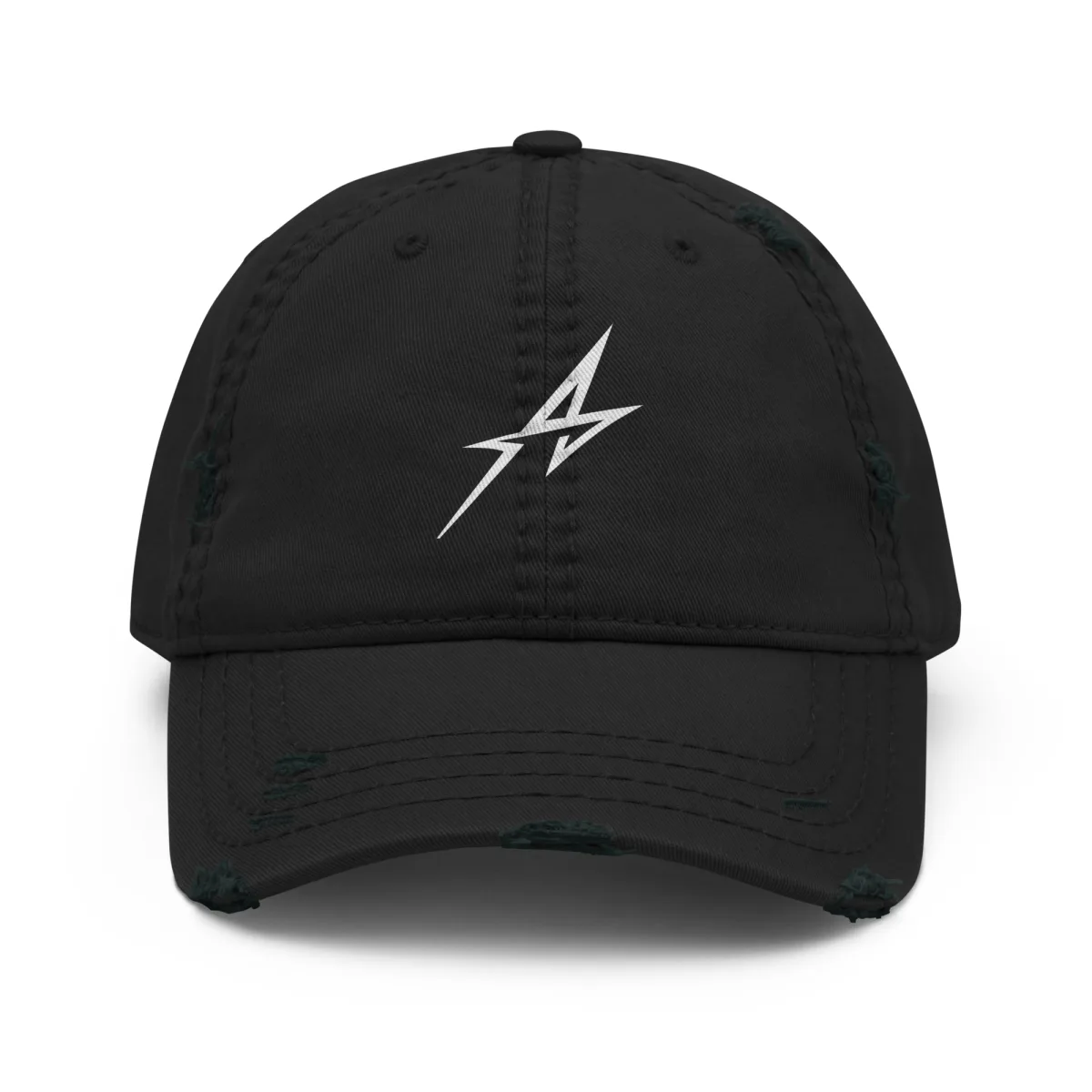 AZ Black Star Distressed Hat